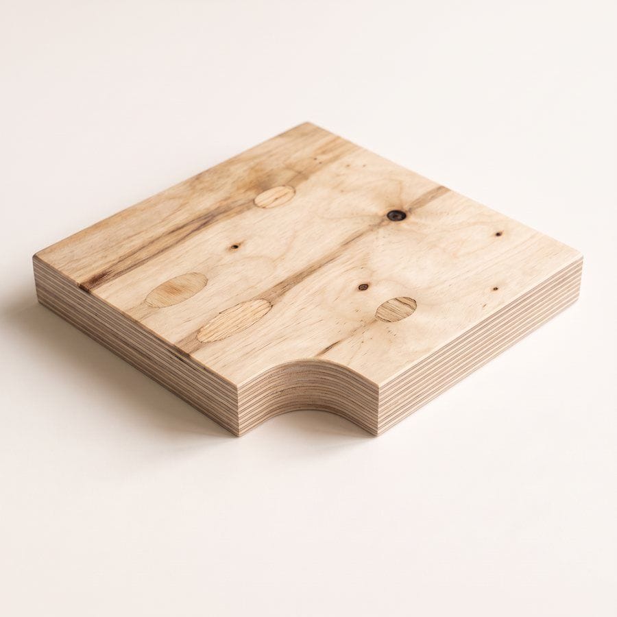 Birch plywood C+/C sample card